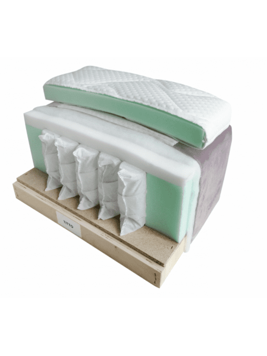 Boxspring postelja Titto